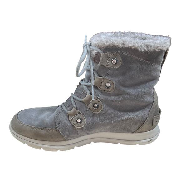Sorel Explorer Joan Waterproof Lace Up Boots Womens Size 10 - Picture 1 of 5